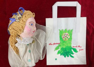 Princess puppet and party bag